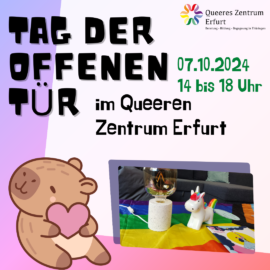 Tag der offenen Tür des Queeren Zentrum Erfurts