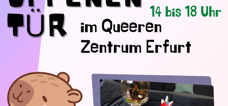 Tag der offenen Tür des Queeren Zentrum Erfurts